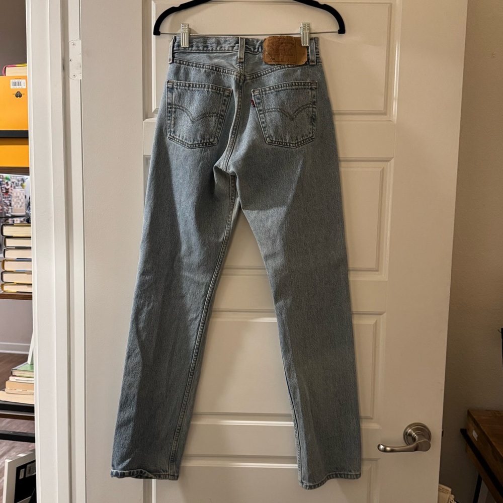 Levi's Vintage Distressed Straight Leg Jeans - Picture 4 of 11